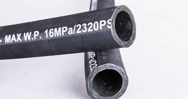 wrapped hydraulic hose